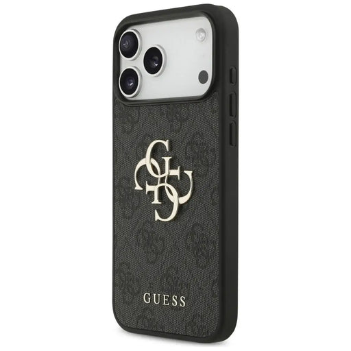 Guess 4G Strap 4G Classic Logo case for iPhone 17 Pro Max - black - Cell phone cases and covers<<<HurtelXML
