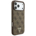 Guess 4G Strap Triangle Logo MagSafe Case for iPhone 17 Pro Max - Brown - Cell phone cases and covers<<<HurtelXML