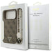 Guess 4G Strap Triangle Logo MagSafe Case for iPhone 17 Pro Max - Brown - Cell phone cases and covers<<<HurtelXML