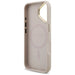 Guess 4G Strass Logo & Big Strap Metal Buttons MagSafe Case for iPhone 17 - Pink - Cell phone cases