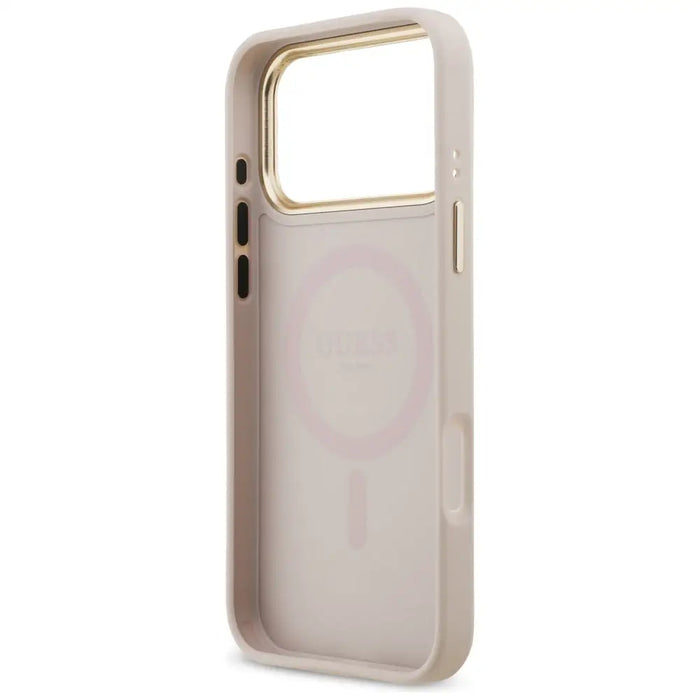 Guess 4G Strass Logo MagSafe Case for iPhone 17 Pro Max - Pink - Cell phone cases and covers<<<HurtelXML