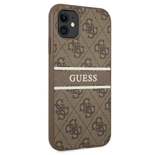 Guess 4G Stripe case for iPhone 11 / Xr 6.1’’ - brown - Cell phone cases and covers<<<HurtelXML