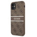 Guess 4G Stripe case for iPhone 11 / Xr 6.1’’ - brown - Cell phone cases and covers<<<HurtelXML