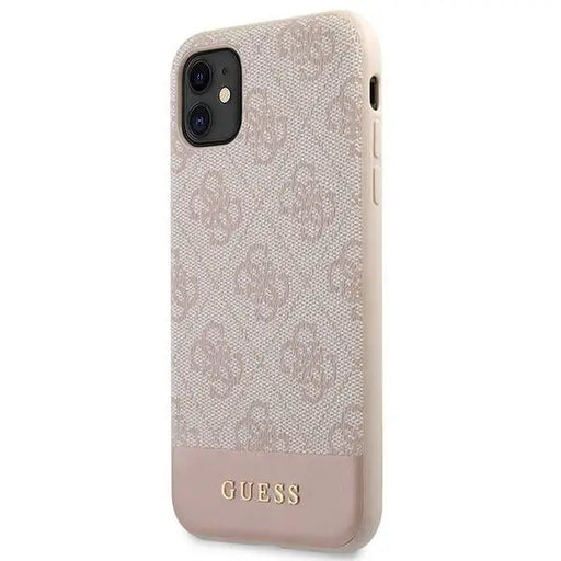 Guess 4G Stripe Collection Case for iPhone 11 / Xr 6.1’’ - Pink - Cell phone cases and covers<<<HurtelXML