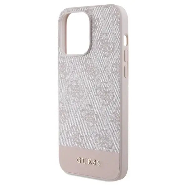Guess 4G Stripe Collection case for iPhone 14 Pro Max - pink - Cell phone cases and covers<<<HurtelXML