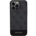 Guess 4G Stripe Collection case for iPhone 15 Pro Max - gray - Cell phone cases and covers<<<HurtelXML