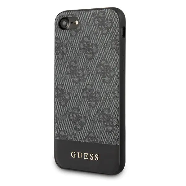 Guess 4G Stripe Collection case for iPhone 7 / 8 / SE 2020 / SE 2022 - gray - Cell phone cases and covers<<<HurtelXML