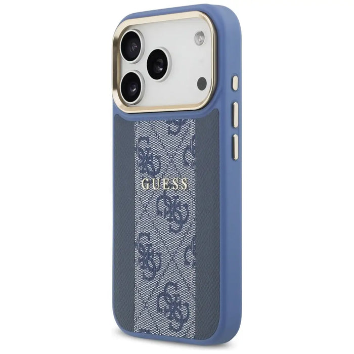 Guess 4G Stripe MagSafe Case for iPhone 17 Pro - Blue - Cell phone cases and covers<<<HurtelXML
