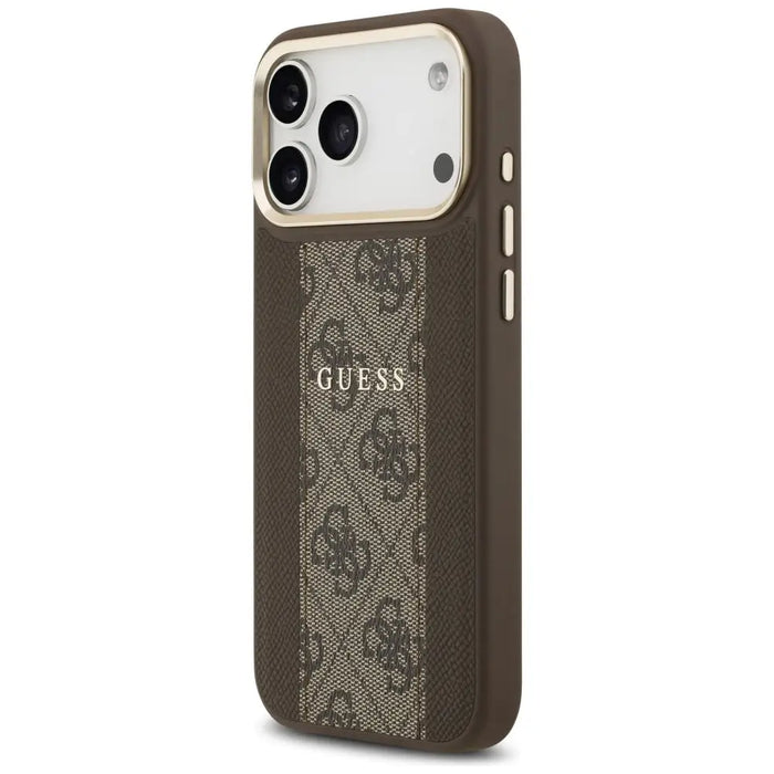 Guess 4G Stripe MagSafe case for iPhone 17 Pro Max - brown - Cell phone cases and covers<<<HurtelXML