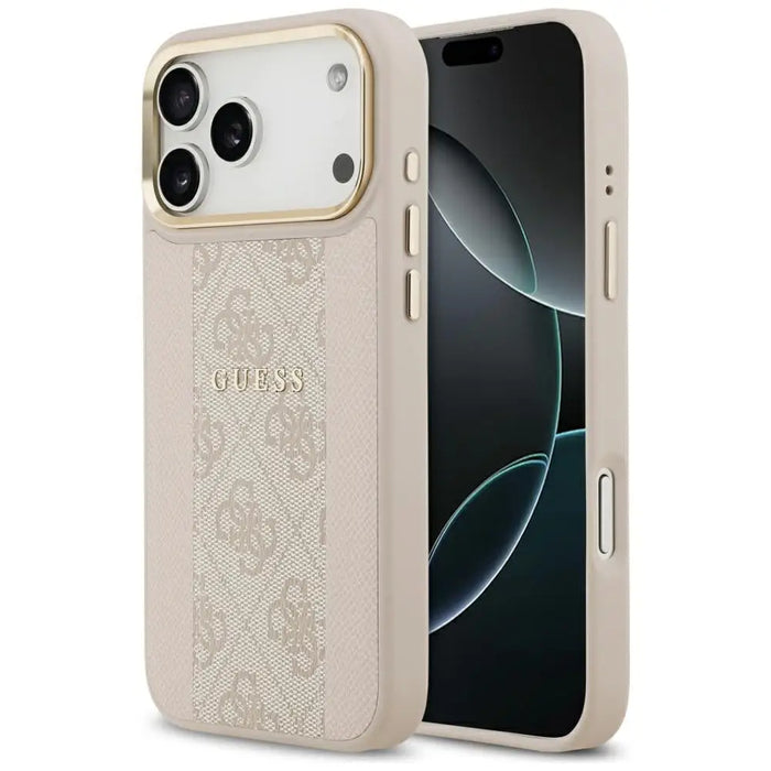 Guess 4G Stripe MagSafe Case for iPhone 17 Pro Max - Pink - Cell phone cases and covers<<<HurtelXML