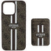 Guess 4G Stripes case with Magsafe wallet for iPhone 16 Pro Max brown - Cell phone cases and covers<<<HurtelXML