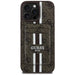 Guess 4G Stripes case with Magsafe wallet for iPhone 16 Pro Max brown - Cell phone cases and covers<<<HurtelXML