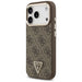 Guess 4G Triangle Logo MagSafe Case for iPhone 17 Pro - Brown and Gold - Cell phone cases and covers<<<HurtelXML