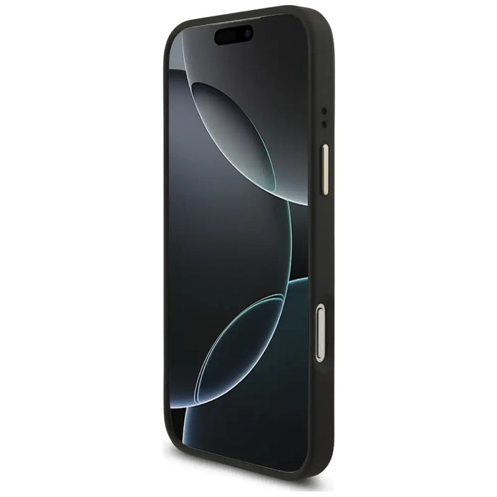 Guess 4G Triangle Logo MagSafe Case for iPhone 17 Pro Max - Black and Gold - Cell phone cases and covers<<<HurtelXML