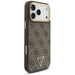 Guess 4G Triangle Logo MagSafe Case for iPhone 17 Pro Max - Brown & Gold - Cell phone cases and covers<<<HurtelXML