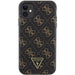 Guess 4G Triangle Metal Logo case for iPhone 11 / XR - black - Cell phone cases and covers<<<HurtelXML