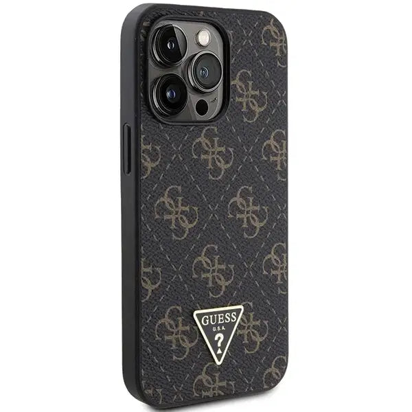 Guess 4G Triangle Metal Logo case for iPhone 13 Pro / iPhone 13 - black - Cell phone cases and covers<<<HurtelXML