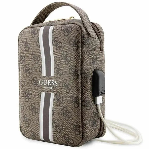 Guess Bag GUHBP4RPSW Organizer brown/brown 4G Printed Stripes - Others<<<HurtelXML