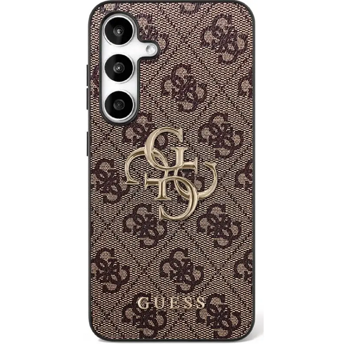 Guess Big 4G Classic Logo Case for Samsung Galaxy S25 FE - Brown - Cell phone cases and covers<<<HurtelXML