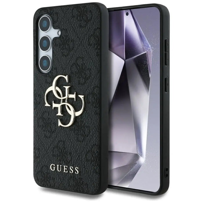 Guess Big 4G Logo Classic Logo Case for Samsung Galaxy S25 Plus Black - Cell phone cases and covers<<<HurtelXML