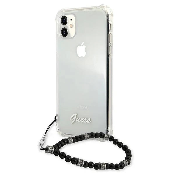 Guess Black Pearl Case for iPhone 11 6.1’’ / Xr - Transparent - Cell phone cases and covers<<<HurtelXML