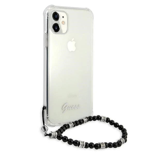 Guess Black Pearl Case for iPhone 11 6.1’’ / Xr - Transparent - Cell phone cases and covers<<<HurtelXML