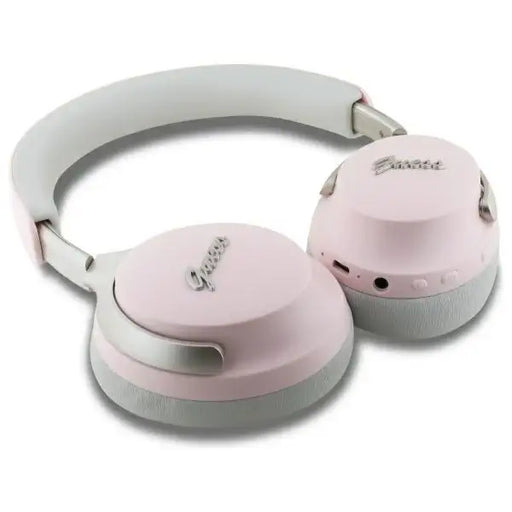 Guess Bluetooth ANC/ENC Headphones GUBHC22PSBCSMP Pink DB Metal Script Logo - Headphones and speakers<<<HurtelXML