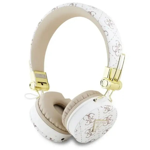 Guess Bluetooth ENC GUBH70E4PTMH on-ear headphones white 4G Triangle Round Shape - Headphones and speakers<<<HurtelXML