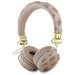 Guess Bluetooth ENC GUBH70EPOSMW Brown/Brown Peony Script Round Shape Headphones - Headphones and speakers<<<HurtelXML