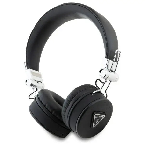 Guess Bluetooth ENC GUBH70PGTSPSK on-ear headphones black/black Grained Classic Round Shape - Headphones