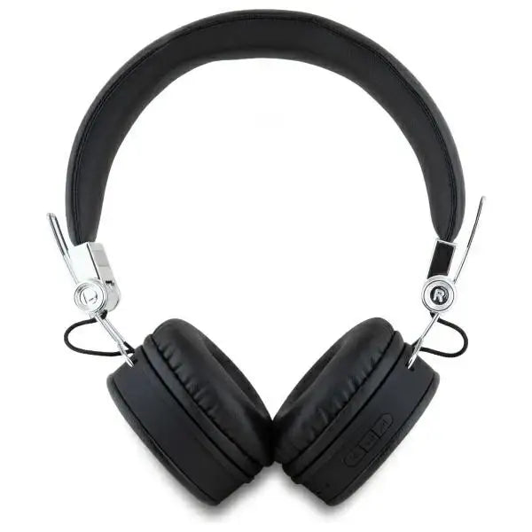 Guess Bluetooth ENC GUBH70PGTSPSK on-ear headphones black/black Grained Classic Round Shape - Headphones