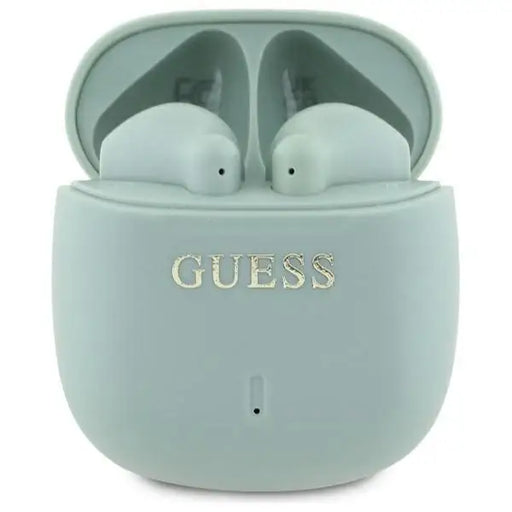 Guess Bluetooth headphones GUTWSJ14ESGN TWS + docking station green/green Printed Classic Logo - Headphones