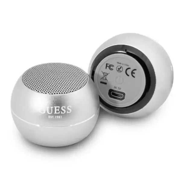Guess Bluetooth speaker GUWSALGEG Speaker mini gray / gray - Headphones and speakers<<<HurtelXML