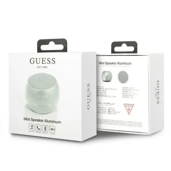 Guess Bluetooth speaker GUWSALGEG Speaker mini gray / gray - Headphones and speakers<<<HurtelXML
