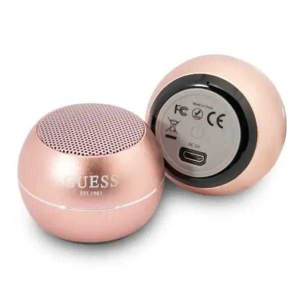 Guess Bluetooth speaker GUWSALGEP Speaker mini pink / pink - Headphones and speakers<<<HurtelXML