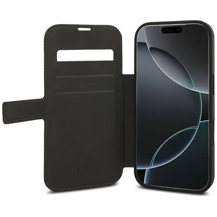 Guess Book 4G Metal Logo Case for iPhone 17 Pro - Brown - Cell phone cases and covers<<<HurtelXML