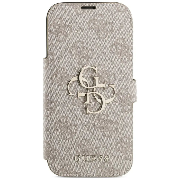 Guess Book 4G Metal Logo Case for iPhone 17 Pro - Pink - Cell phone cases and covers<<<HurtelXML