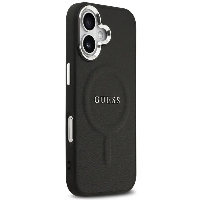 Guess Classic Logo MagSafe Case for iPhone 17 - Black - Cell phone cases and covers<<<HurtelXML