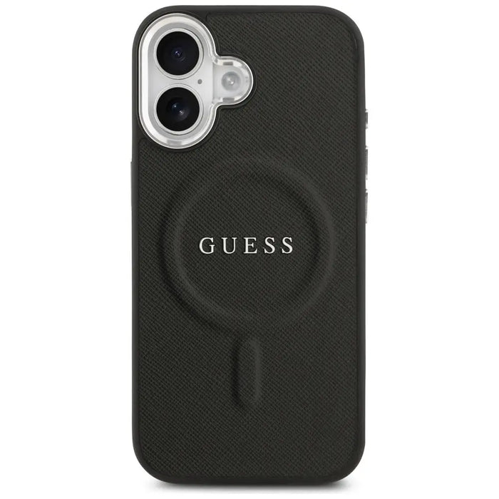 Guess Classic Logo MagSafe Case for iPhone 17 - Black - Cell phone cases and covers<<<HurtelXML