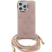 Guess Crossbody Cord 4G Print case for iPhone 15 Pro Max - pink - Cell phone cases and covers<<<HurtelXML