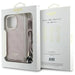 Guess Crossbody Cord 4G Print Case with Lanyard for iPhone 16 Pro - Pink - Cell phone cases and covers<<<HurtelXML