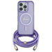 Guess Crossbody Cord Script MagSafe Case for iPhone 16 Pro Max - Purple - Cell phone cases and covers<<<HurtelXML