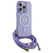 Guess Crossbody Cord Script MagSafe Case for iPhone 16 Pro Max - Purple - Cell phone cases and covers<<<HurtelXML