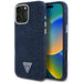 Guess Denim Triangle Logo MagSafe iPhone 16 Pro Case - Blue - Cell phone cases and covers<<<HurtelXML