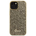 Guess Disco Metal Script case for iPhone 15 - gold - Cell phone cases and covers<<<HurtelXML