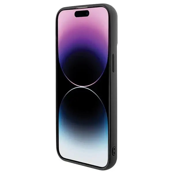 Guess Disco Metal Script case for iPhone 15 Pro Max - black - Cell phone cases and covers<<<HurtelXML