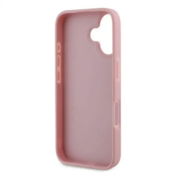 Guess Fixed Glitter Big 4G Case for iPhone 16 Plus 6.7’’ - Pink - Cell phone cases and covers<<<HurtelXML