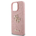 Guess Fixed Glitter Big 4G Case for iPhone 16 Pro - Pink - Cell phone cases and covers<<<HurtelXML