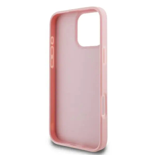 Guess Fixed Glitter Big 4G Case for iPhone 16 Pro - Pink - Cell phone cases and covers<<<HurtelXML