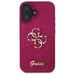 Guess Fixed Glitter Big 4G case for iPhone 16 - purple - Cell phone cases and covers<<<HurtelXML